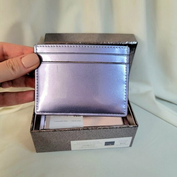 Kate Spade Kenzie Patent Fabric Card Holder / Mini Wallet Retails: $99 - Picture 5 of 5